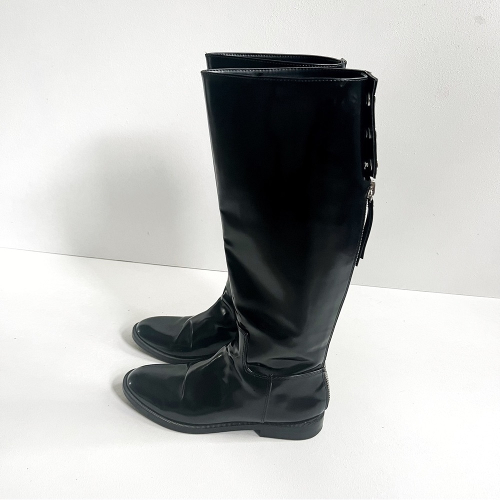 Zara | Tall Patent Boots